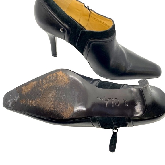 Cole Haan Suede Trim Heeled Booties - Picture 7 of 8